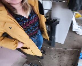 Wunderschöne Blondine beim Sex mit versteckter Kamera gefilmt